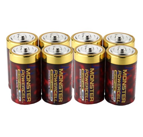 Electronics: Monster Cable MB D ALKA 8 Boom Box Power Bar with Alkaline Battery Pack
