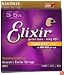 Elixir Strings Acoustic Phosphor Bronze Strings NANOWEB Coating, 6-String, Light