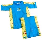Dr. Suess 2 Piece Sun Protective Swimwear Set - Yellow & Blue: 6-12 Months