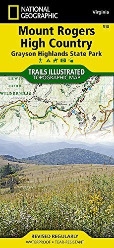 Mount Rogers High Country [Grayson Highlands State Park] (National Geographic Trails Illustrated Map) by National Geographic Maps - Trails Illustrated (2013-01-01)