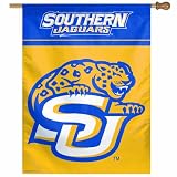 NCAA Southern University Jaguars 27-by-37 inch Vertical Flag, RealTree Camo