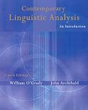 Contemporary Linguistic Analysis: An Introduction