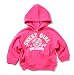 Sweet and Soft Baby Sweet Girl Athletics Long Sleeve Hooded Sweatshirt, 24 months, Hot Pink