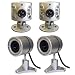 Wisecomm Four Pack of Mini Outdoor Night Vision Cameras