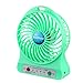Magicooler Mini Fan Pocket Size 4-inch Vanes 3 Speeds Electric Portable Mini fan Desktop Fan Battery/ USB Powered Laptop PC Mute Cooler Cooling Operated Cool Cooler Fan Beat Heatwaves Pefect For Outdoor /Hiking/ Camping /Daily use (GREEN)