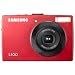 Electronics : Samsung L100 8.2MP Digital Camera with 3x Optical Zoom (Red)
