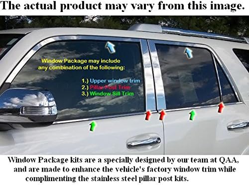 AutoZ Chrome Trim Stainless 7 Piece Window Package 2013-2015 HYUNDAI VELOSTER