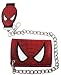 Spider-Man Spidey Eyes Red PVC Wallet with Chain