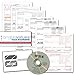 Tangible Values W-2 Laser Forms (6-Part) Kit with Envelopes plus TFP SOFTWARE for 50 Employees (2016)