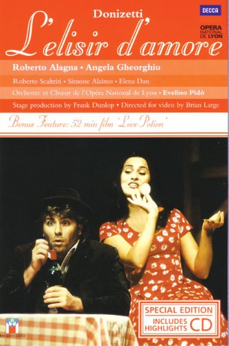 Childrens Toyshop  DVD : Angela Gheorghiu - L'Elisir D'Amore - Donizetti