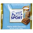 Ritter Sport, Alpine Milk Chocolate, 3.5-Ounce Bars (Pack of 12)