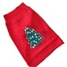 Tangpan Red Christmas Tree Print Turtleneck Classic Pet Clothes Dog Sweater
