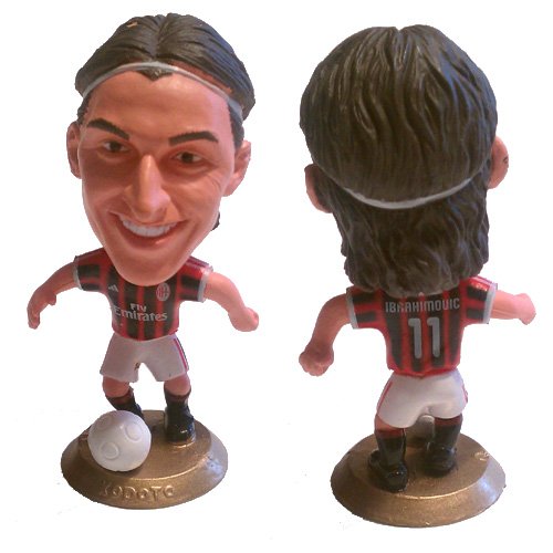 AC Milan Zlatan Ibrahimovic #11 Toy Figure 2.5"