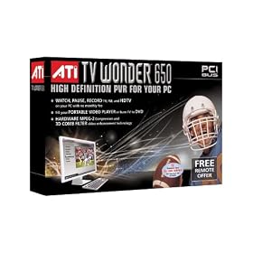 ATI 100-715331 TV Wonder 650 PCI Interface High Definition Personal Video Recorder for PC by ATI