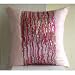 Pink Angel - Decorative Pillow Covers - Silk Pillow Cover Embellished with Sequins