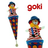 Marotte de cirque Marionnette en bois et tissus, Clowns