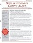 Otolaryngology Coding Alert