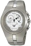 Seiko Men's Titanium Arctura Kinetic Chronograph Watch #SNL005