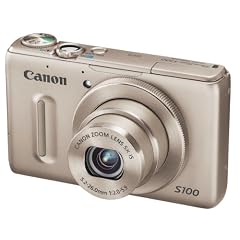 Canon PowerShot S100 Digitalkamera (12 Megapixel, 5-fach opt. Zoom, 7,7 cm (3 Zoll) Display, Full HD Video, GPS, bildstabilisiert) silber