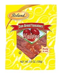 Roland Sun-Dried Tomatoes Halves, 3.5-Ounce Bags (Pack of 12)