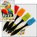 Silikonpinsel K�chen- Brat- Back- Grill- Pinsel 18,5cm, 1 aus 4 Farben