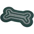 GREEN - Bone Shaped Knit Rug / Placemat GREEN - Bone Shaped Knit Rug / Placemat