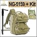 Electronics : National Geographic Small Photo Video Camera & Laptop Computer Backpack Plus Free Monopod and National Geographic Passport Holder - National Geographic ANAT5159K1