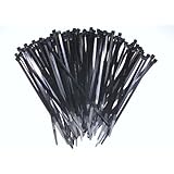 Leegoal 8 Inch Nylon Cable Ties Wire Ties (Set Of100PCs,Black)