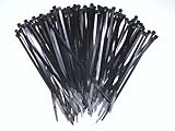 Joy Fish 14" Heavy Duty Nylon Cable Ties, 50 lb Test, 100 PC, Black