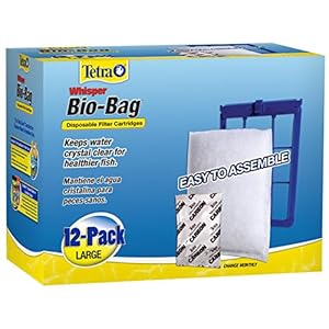 Tetra 26164 Whisper Bio-Bag Cartridge, Unassembled, Large, 12-Pack Tetra 26164 Whisper Bio-Bag Cartridge, Unassembled, Large, 12-Pack