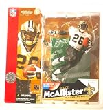 McFarlane Toys NFL Sports Picks Series 6 Action Figure Deuce McAllister (New Orleans Saints) White Jersey with No Eye Black Variant