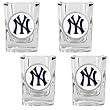 New York Yankees MLB 4pc Square Shot Glass Set