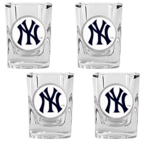 Great American Products GSSPK2119 Shot Glasses Set - NY Yankees