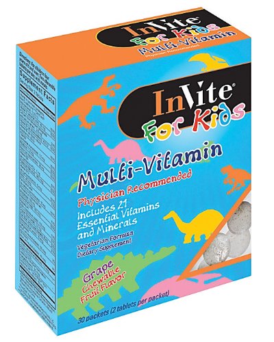Mariposa - Invite For Kids Multi-Vitamin, 30 chewable tablets