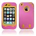 Body Armor for iPhone 3G / 3GS - Light Pink & Yellow