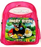 Pink Full Size Angry Birds School Backpack with (6 Angry Birds) 17