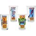 Marvel Heroes 4 Piece Distressed Pub Glass Set