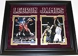 Lebron James Autographed Cleveland Cavaliers 8x10 Action Photo ~ Deluxe Custom Framing