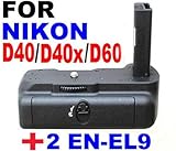 Vertical Shutter Release Battery Pack for Nikon D40 / D40X / D60 / D3000 Di ....