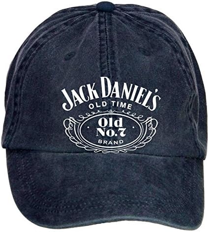 NDWOIJ Man Jack Daniel Logo {Cap,Baseball Cap,Flat Cap,Sports Cap } Navy