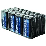 UNIVERSAL BATTERY D5326/D5926 Super Heavy-Duty Battery Value Box (9V 12-pk)