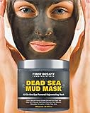 100% Natural Mineral-Infused Dead Sea Mud Mask 8.8 oz for Facial Treatment, Skin Cleanser, Pore Reducer, Anti Aging Mask, Acne Treatment, Blackhead Remover, Cellulite Treatment & Natural Moisturizer