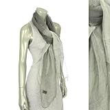IMAGE OF Exquisite Fashion scarf - 2 Layer LinenSilk Section scarf wrap shawl- Beige