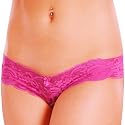 Lace Low Rise Cheeky Pantie 2 Color Options Pink or Green S M or L