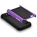 ZTE Speed Case, RANZ® Black/Purple Heavy Duty Dual Layer Armored Hybrid Case Cover For ZTE Speed N9130 (Boost Mobile)