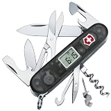 Victorinox Voyager - 1.3705.VT3 - Couteau Suisse de poche - 21 Pieces - Noir transparent