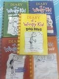 Diary of a Wimpy Kid, Books 1-5: Diary of a Wimpy Kid, Rodrick Rules, The Last Straw, and Dog Days , novel in cartoon, do-it-yourself(Hardcover)