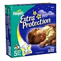 Pampers Baby Dry Overnight Extra Protection Diapers, Size 5 (30-40 Lbs), Jumbo, 26 Diapers (Pack of 4)