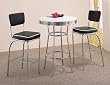 Bar Table with 2 Bar Stools By Coaster Furniture