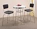 Kitchen & Housewares : Bar Table with 2 Bar Stools By Coaster Furniture